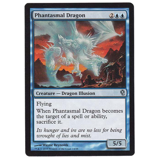 Magic the Gathering - Jace vs Vraska - Phantasmal Dragon - 14/88