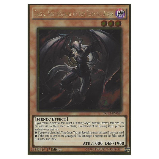 Yu-Gi-Oh! - Premium Gold - Infinite Gold - Farfa, Malebranche of the Burning Abyss (Gold Rare) PGL3-EN049
