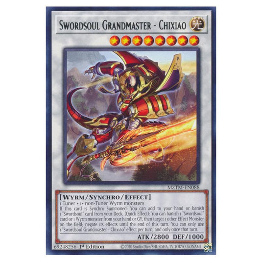 Yu-Gi-Oh! - Maze of the Master - Swordsoul Grandmaster - Chixiao (Rare) MZTM-EN088
