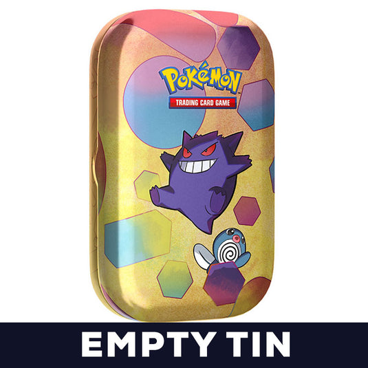 Pokemon - Scarlet & Violet - 151 - Mini Tin - Gengar & Poliwag (Empty Tin)