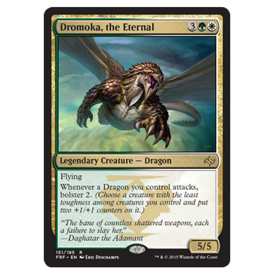 Magic the Gathering - Fate Reforged - Dromoka the Eternal - 151/185