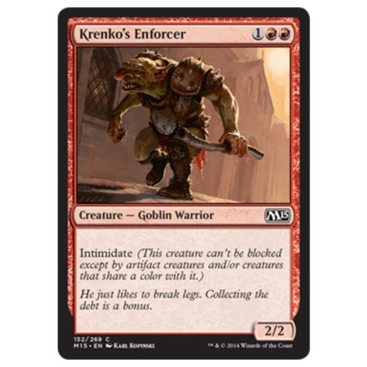 Magic the Gathering - M15 Core Set - Krenko's Enforcer - 152/269