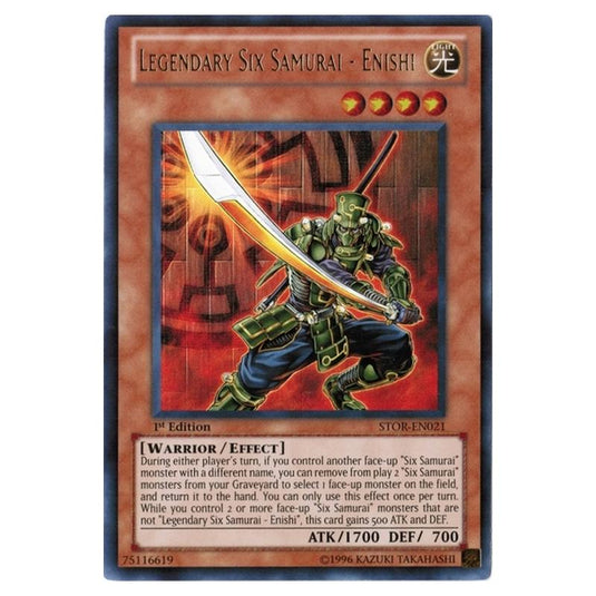 Yu-Gi-Oh! - Storm of Ragnarok - Legendary Six Samurai - Enishi (Ultra Rare) STOR-EN021
