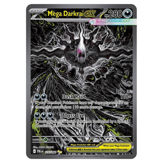 Pokemon - Mega Evolution - Pitch Black - Mega Darkrai ex - 116/084