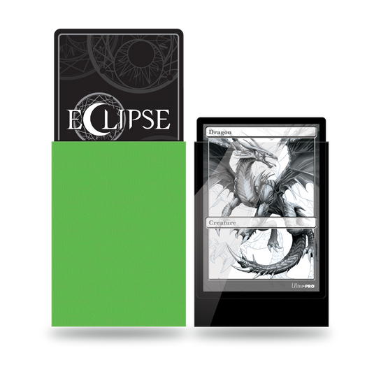 Ultra Pro - Standard Sleeves - Gloss Eclipse - Lime Green (100 Sleeves)