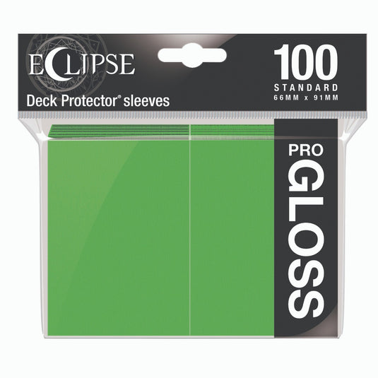 Ultra Pro - Standard Sleeves - Gloss Eclipse - Lime Green (100 Sleeves)