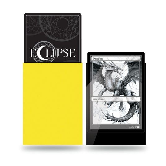 Ultra Pro - Standard Sleeves - Gloss Eclipse - Lemon Yellow (100 Sleeves)