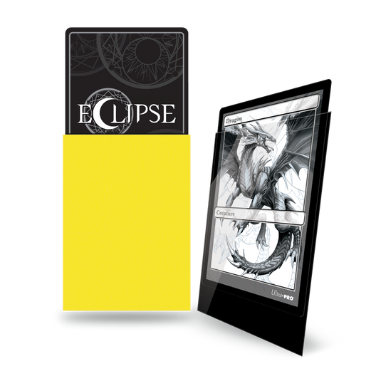 Ultra Pro - Standard Sleeves - Gloss Eclipse - Lemon Yellow (100 Sleeves)