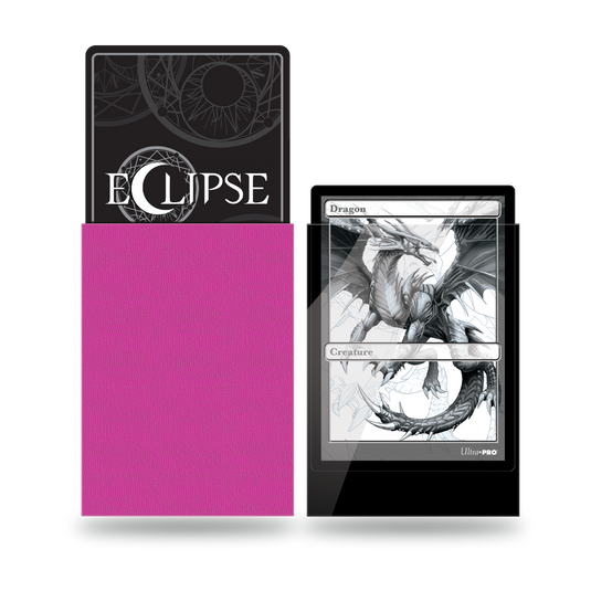 Ultra Pro - Standard Sleeves - Gloss Eclipse - Hot Pink (100 Sleeves)