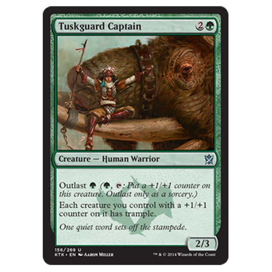 Magic the Gathering - Khans Of Tarkir - Tuskguard Captain - 156/269