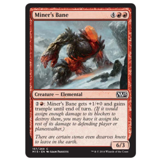 Magic the Gathering - M15 Core Set - Miner's Bane - 157/269