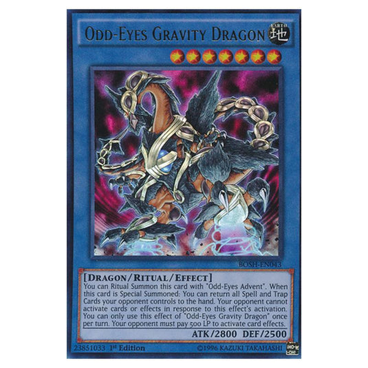 Yu-Gi-Oh! - Breakers of Shadow - Odd-Eyes Gravity Dragon (Ultra Rare) BOSH-EN043