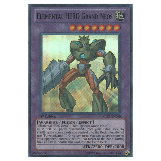 Yu-Gi-Oh! - Legendary Collection 2 - The Duel Academy Years Mega Pack - Elemental HERO Grand Neos (Super Rare) LCGX-EN060
