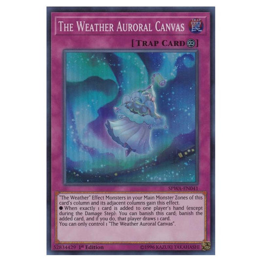 Yu-Gi-Oh! - Spirit Warriors - The Weather Auroral Canvas (Super Rare) SPWA-EN041