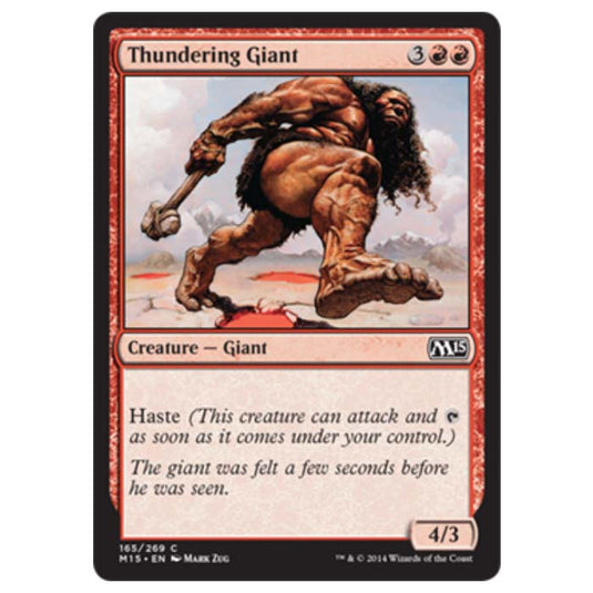 Magic the Gathering - M15 Core Set - Thundering Giant - 165/269