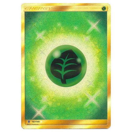 Pokemon - Sun & Moon - Guardians Rising - Grass Energy (Secret Rare) - 167/145