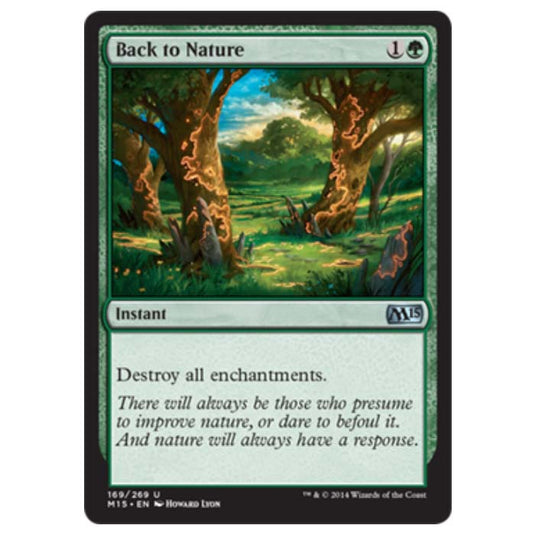 Magic the Gathering - M15 Core Set - Back to Nature - 169/269