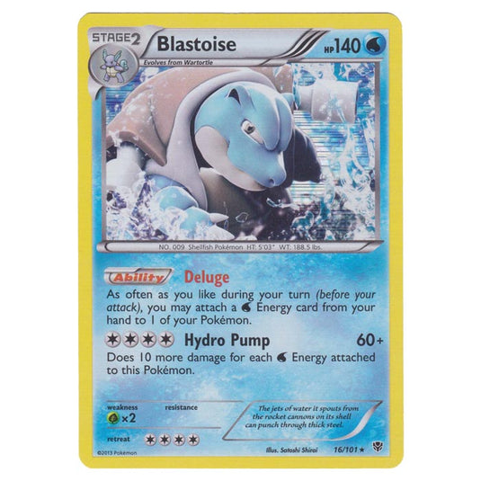 Pokemon - Black & White - Plasma Blast - Blastoise - 16/101