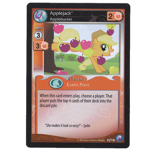 MLP - Canterlot Nights - Foil - Applejack, Applebucker - #f16