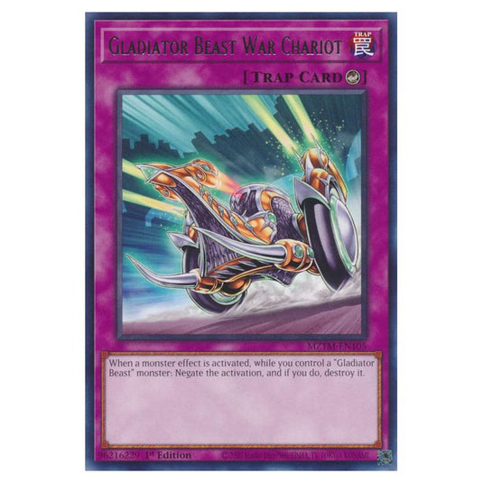 Yu-Gi-Oh! - Maze of the Master - Gladiator Beast War Chariot (Rare) MZTM-EN105
