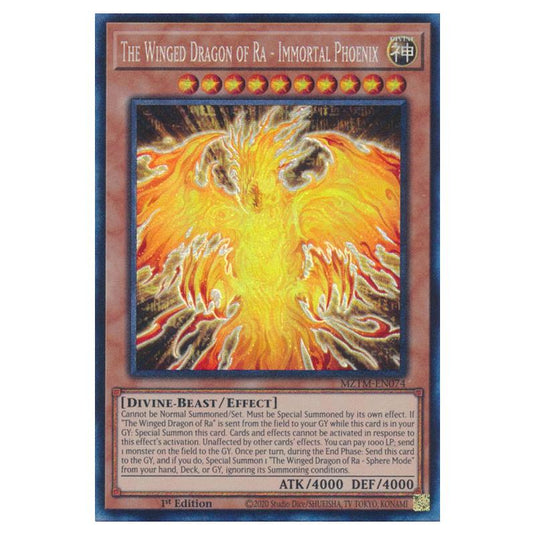 Yu-Gi-Oh! - Maze of the Master - The Winged Dragon of Ra - Immortal Phoenix (Collector's Rare) MZTM-EN074