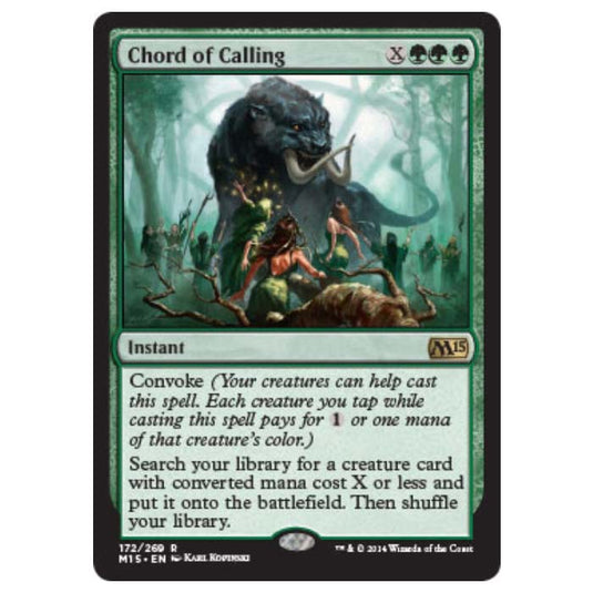 Magic the Gathering - M15 Core Set - Chord of Calling - 172/269