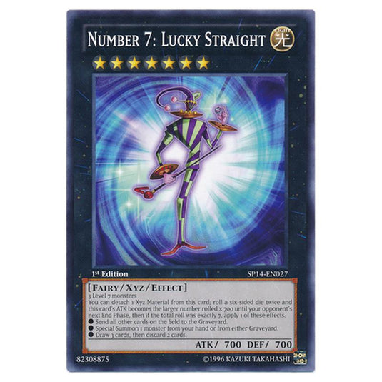 Yu-Gi-Oh! - Star Pack 2014 - Number 7: Lucky Straight (Common) SP14-EN027