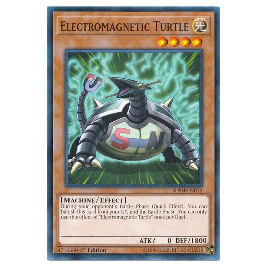 Yu-Gi-Oh! - Structure Deck - Shaddoll Showdown - Electromagnetic Turtle (Common) SDSH-EN019