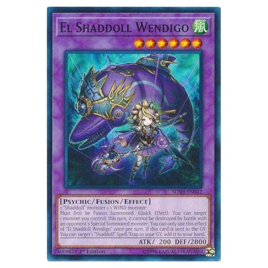 Yu-Gi-Oh! - Structure Deck - Shaddoll Showdown - El Shaddoll Wendigo (Common) SDSH-EN042