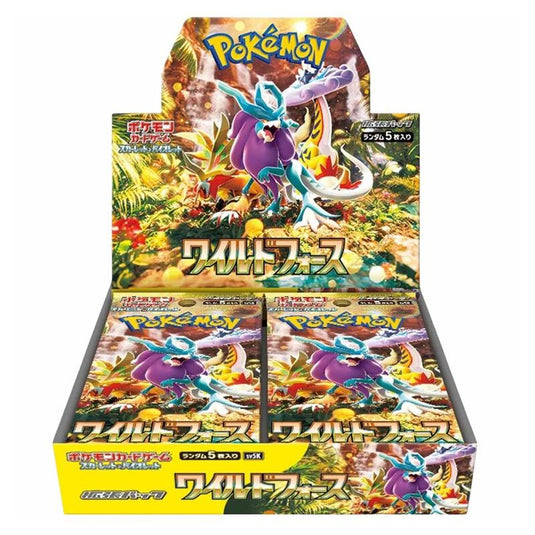 Pokemon - Scarlet & Violet - Wild Force - Japanese Booster Box (30 Boosters)