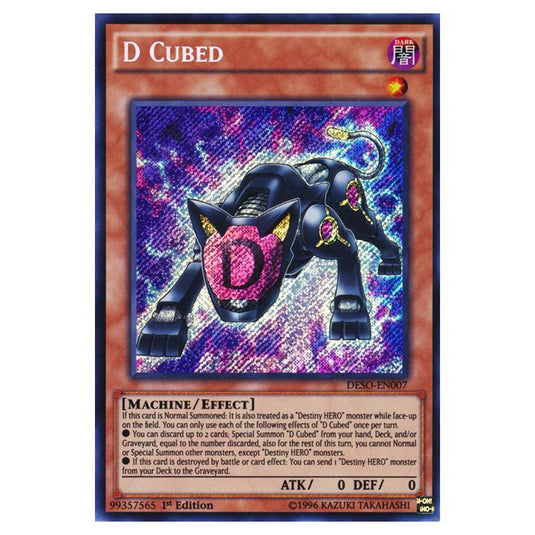 Yu-Gi-Oh! - Destiny Soldiers - D Cubed (Secret Rare) DESO-EN007