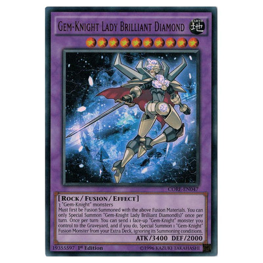 Yu-Gi-Oh! - Clash of Rebellions - Gem-Knight Lady Brilliant Diamond (Ultra Rare) CORE-EN047