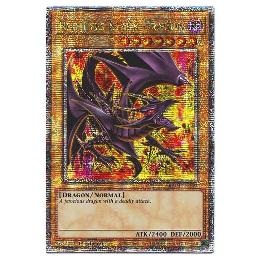 Yu-Gi-Oh! - Quarter Century Stampede - Red-Eyes Black Dragon (8th Artwork) (Quarter Century Secret Rare) RA04-EN109c-QCSR