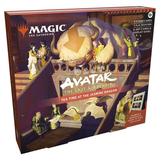 Magic The Gathering - Avatar the Last Airbender - Tea Time at the Jasmine Dragon Scene Box
