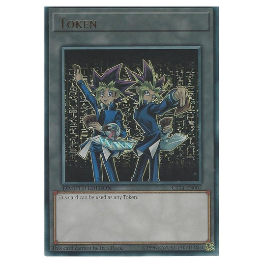 Yu-Gi-Oh! - 2017 Mega-Tins - Yugi Muto & Yami Yugi Token (Ultra Rare) CT14-EN007