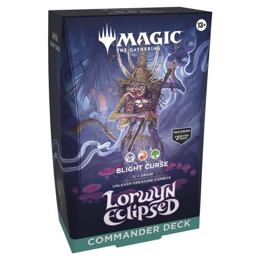 Magic The Gathering - Lorwyn Eclipsed - Commander Deck - Blight Curse