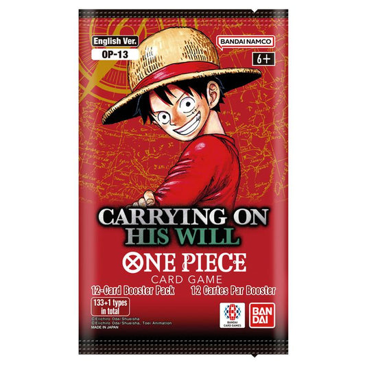 One Piece Card Game - OP-13 - Carrying On His Will - Booster Pack