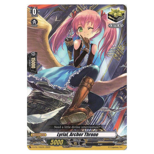 Cardfight!! Vanguard - Super Brave Detonation - Lyrial, Archer Throne (PR) D-PR/795EN
