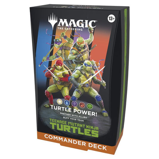 Magic The Gathering - Universes Beyond - Teenage Mutant Ninja Turtles - Commander Deck - Turtle Power