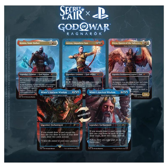 Magic the Gathering - Secret Lair x Playstation Superdrop - Secret Lair x God of War: Norse (Non-Foil Edition)
