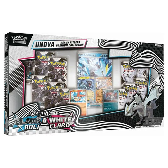 Pokemon - Scarlet & Violet - Black Bolt & White Flare - Unova Heavy Hitters Premium Collection