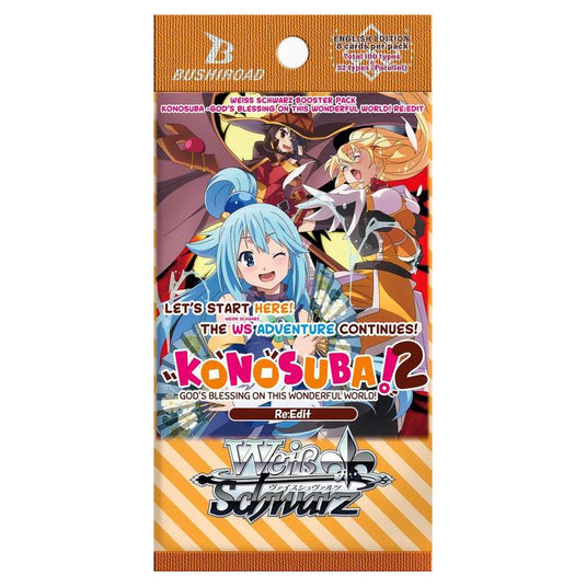 Weiss Schwarz - KONOSUBA Gods Blessing On This Wonderful World! Re:Edit - Booster Pack