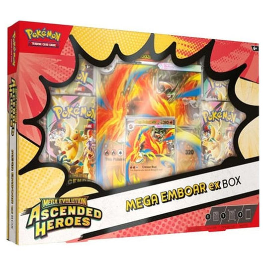 Pokemon - Mega Evolution - Ascended Heroes - Mega Emboar ex Box