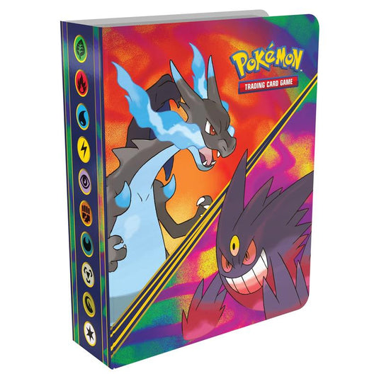 Pokemon - Mega Evolution - Mega Charizard X and Mega Gengar - Mini Portfolio with Booster
