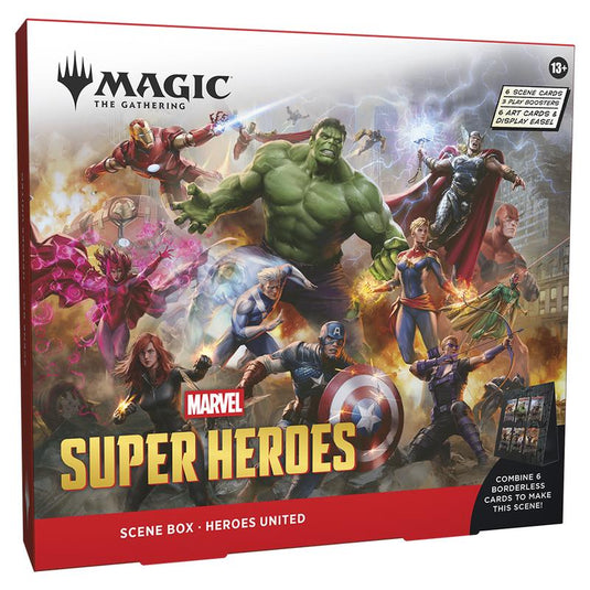 Magic The Gathering - Marvel Super Heroes - Scene Box - Heroes United