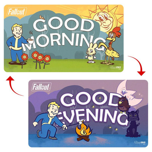 Ultra Pro - Fallout - Double-Sided Playmat - Good Morning/Good Evening