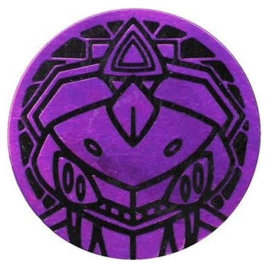 Pokemon - Black & purple Crosshatch Genesect Coin
