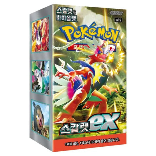 Pokemon - Scarlet & Violet - Scarlet ex - Korean Booster Box (30 Packs)