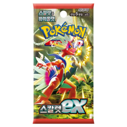 Pokemon - Scarlet & Violet - Scarlet ex - Korean Booster Pack