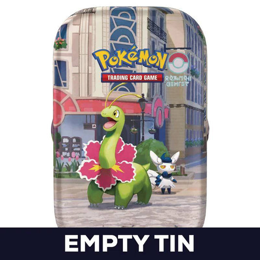 Pokemon - Mega Evolution - Lumiose City - Mini Tins - Meganium & Meowstic - Empty Mini Tin